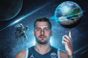 欧锦赛官推盛赞东契奇：这是卢卡的世界 我们只是生活在里面