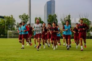 海港队本周三重新集结，全身心投入到下一阶段备战训练中