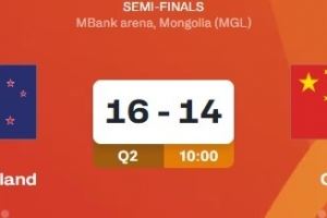 命中率不高！U16亚洲杯半决赛中国男篮首节15投仅4中 外线8中2