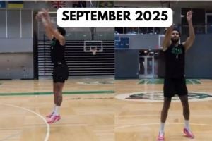 塔图姆时隔四个月重返球场后抱怨：动作生疏地像个混蛋